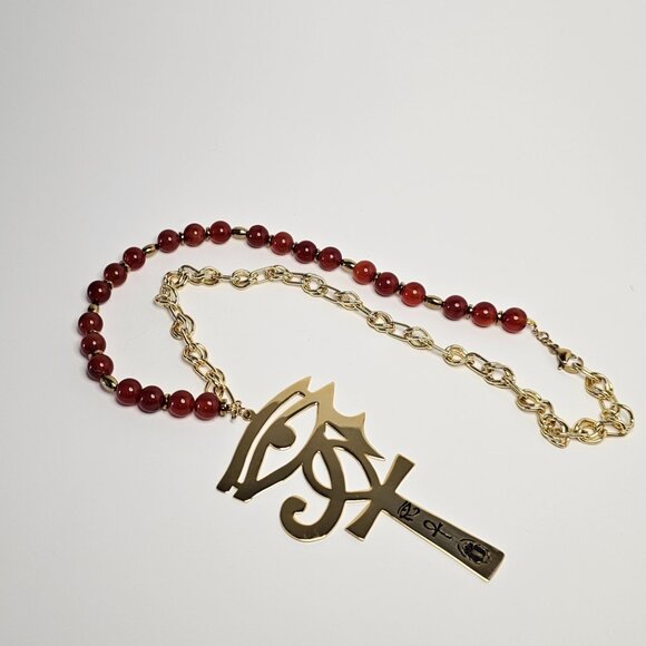 Key Of Life and Horus Eye Necklace - Picture 3 of 4